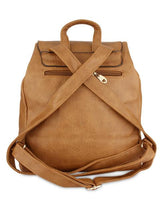 Hiveaxon Tan Brown Backpack