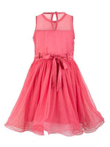 Branyork Pink Sequinned Fit and Flare Dress