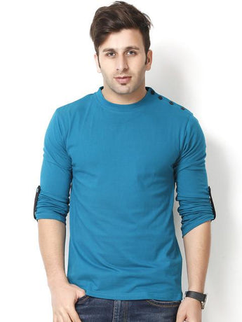 Daneaxon Turquoise Blue T-shirt