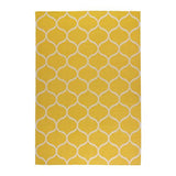 Yellow Net Pattern Rug