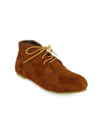 Scamanus Brown Solid Casual Shoes